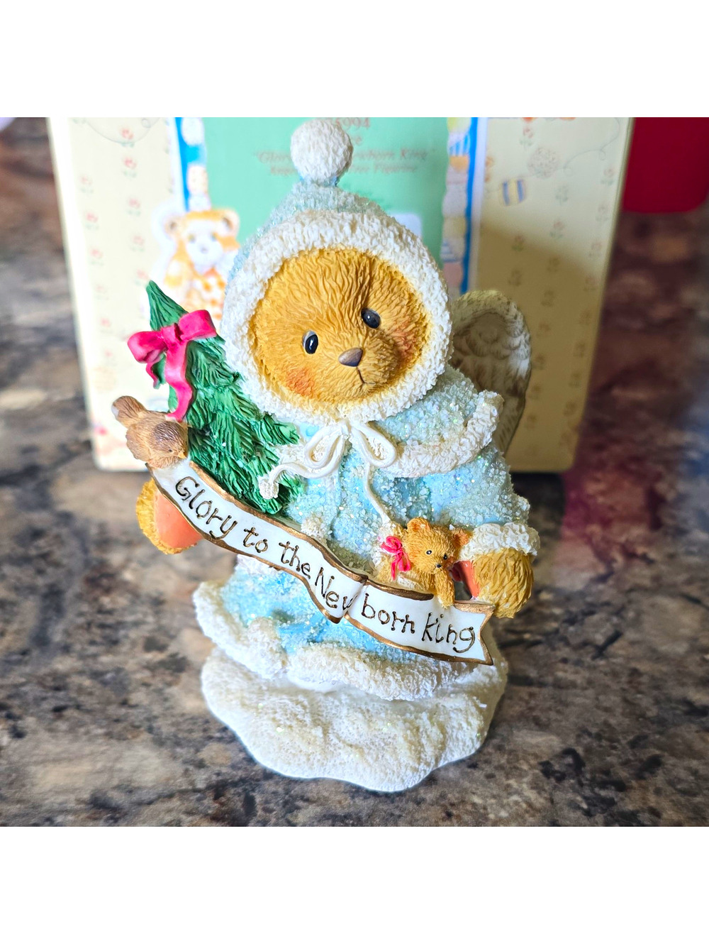 Cherished Teddies Grace "Glory To The Newborn King" #175994 1996 Resin LE